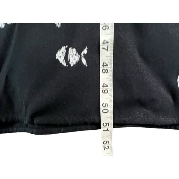 Vintage Connie Choi Dress Womens M Black Fish Shell Nautical Resort Coconut Girl - Picture 11 of 15